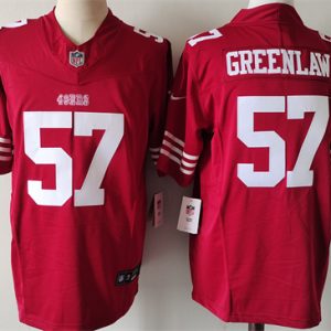 San Francisco 49ers #57 Dre Greenlaw Red 2024 F.U.S.E. Vapor Untouchable Limited Stitched Jersey