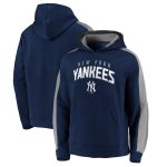 New York Yankees Navy Game Time Arch Pullover Hoodie Pullover Hoodie