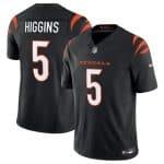 Cincinnati Bengals #5 Tee Higgins Black F.U.S.E. Vapor Untouchable Limited Football Stitched Jersey