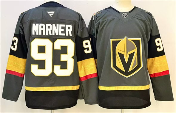 Vegas Golden Knights #93 Mitch Marner Grey 2024-25 Stitched Jersey