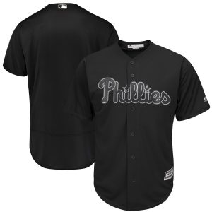 Philadelphia Phillies Majestic Black 2019 Players' Weekend Team Stitched Jersey