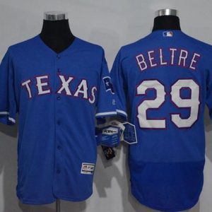 Rangers #29 Adrian Beltre Blue Flexbase Authentic Collection Stitched Jersey