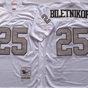 Las Vegas Raiders #25 Fred Biletnikoff White Limited Stitched Jersey
