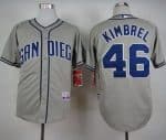 Padres #46 Craig Kimbrel Coffee Grey Cool Base Stitched Jersey