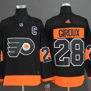 Philadelphia Flyers #28 Claude Giroux Black Stitched Jersey