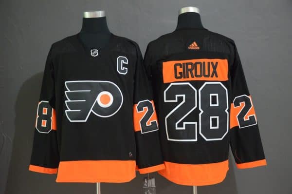 Philadelphia Flyers #28 Claude Giroux Black Stitched Jersey