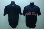 Red Sox Blank Stitched Dark Blue Jersey