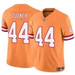 Tampa Bay Buccaneers #44 Sean Tucker Orange F.U.S.E. Throwback Limited Stitched Jersey