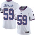 Giants #59 Devon Kennard White Stitched Limited Rush Nike Jersey