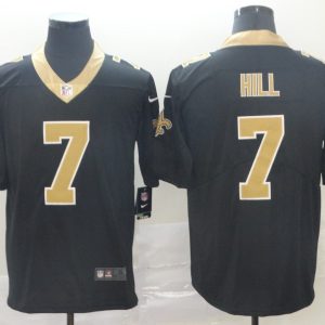 New Orleans Saints #7 Taysom Hill Black Vapor Untouchable Limited Stitched Jersey