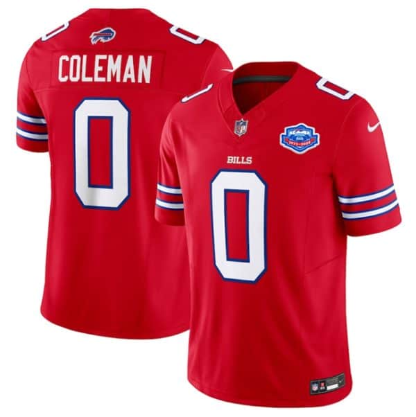 Buffalo Bills #0 Keon Coleman Red 2025 F.U.S.E. With Farewell Patch Vapor Untouchable Limited Stitched Jersey