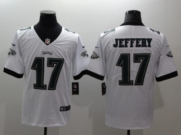 Philadelphia Eagles #17 Alshon Jeffery White Vapor Untouchable Limited Stitched Jersey