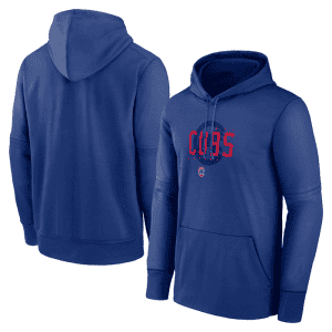 Chicago Cubs Royal Pregame Performance Pullover Hoodie