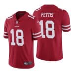San Francisco 49ers #18 Dante Pettis Red Vapor Untouchable Limited Stitched Jersey