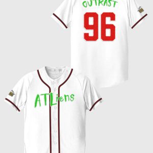 ATLiens #96 25th Anniversary White Stitched Jersey