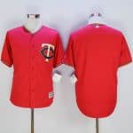 Twins Blank Red New Cool Base Stitched Jersey