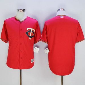 Twins Blank Red New Cool Base Stitched Jersey