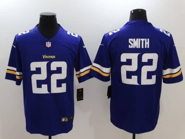 Minnesota Vikings #22 Harrison Smith Purple Vapor Untouchable Limited Jersey