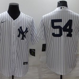 New York Yankees #54 Aroldis Chapman White Cool Base Stitched Baseball Jersey