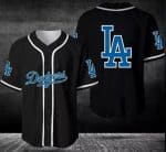 Los Angeles Dodgers Black Stitched Jersey
