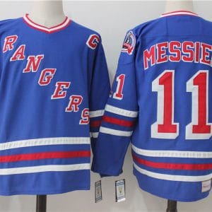 New York Rangers #11 Mark Messier Royal Throwback CCM Stitched Jersey