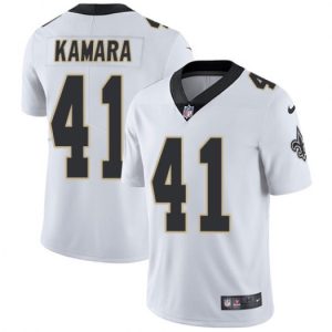 New Orleans Saints #41 Alvin Kamara White Vapor Untouchable Limited Stitched Jersey