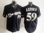 Brewers #59 John Axford Blue Cool Base Stitched Jersey