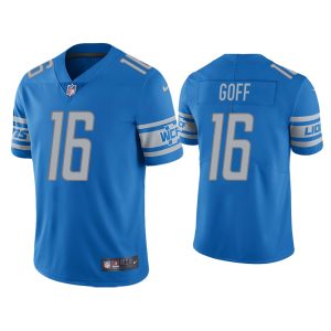 Detroit Lions #16 Jared Goff Blue Vapor Untouchable Limited Stitched Jersey