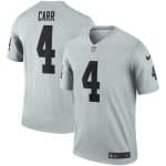 Raiders #4 Derek Carr Gary Inverted Legend Stitched Jersey