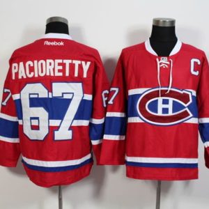 Canadiens #67 Max Pacioretty Red New CH Stitched Jersey