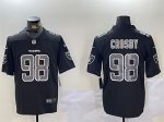 Las Vegas Raiders #98 Maxx Crosby Black Vapor Limited Stitched Jersey