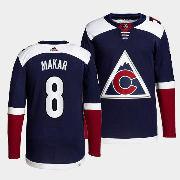 Colorado Avalanche #8 Cale Makar Navy Stitched Jersey
