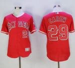 Angels Of Anaheim #29 Rod Carew Red Flexbase Authentic Collection Stitched Jersey