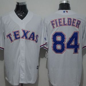 Rangers #84 Prince Fielder White New Cool Base Stitched Jersey