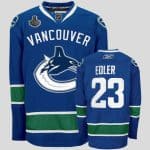 Canucks 2011 Stanley Cup Finals #23 Alexander Edler Blue Stitched Jersey