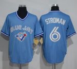 Blue Jays #6 Marcus Stroman Light Blue Cooperstown Throwback Stitched Jersey