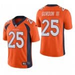Denver Broncos #25 Melvin Gordon III Orange Vapor Untouchable Limited Stitched Jersey