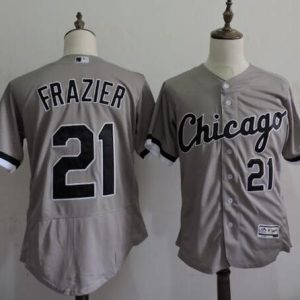 White Sox #21 Todd Frazier Grey Flexbase Authentic Collection Stitched Jersey