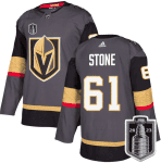 Vegas Golden Knights #61 Mark Stone Gray 2023 Stanley Cup Final Stitched Jersey