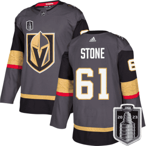 Vegas Golden Knights #61 Mark Stone Gray 2023 Stanley Cup Final Stitched Jersey