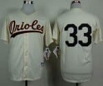 Orioles #33 Eddie Murray Cream 1954 Turn Back The Clock Stitched Jersey