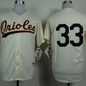 Orioles #33 Eddie Murray Cream 1954 Turn Back The Clock Stitched Jersey