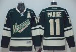 Wild #11 Zach Parise Green Stitched Jersey