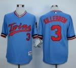 Twins #3 Harmon Killebrew Light Blue 1984 Turn Back The Clock Stitched Jersey