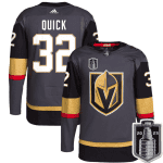 Vegas Golden Knights #32 Jonathan Quick Gray 2023 Stanley Cup Final Stitched Jersey