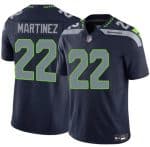 Seattle Seahawks #22 Damien Martinez Navy 2025 F.U.S.E. Vapor Untouchable Limited Football Stitched Jersey