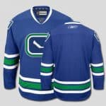 Canucks Blank Stitched Blue Third Jersey