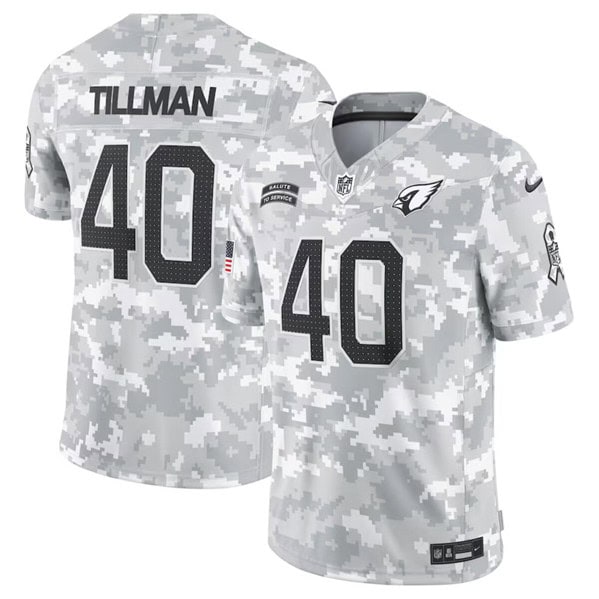 Arizona Cardinals #40 Pat Tillman Arctic Camo 2024 F.U.S.E. Salute To Service Limited Stitched Jersey