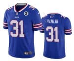Buffalo Bills #31 Damar Hamlin Blue With NO.3 Patch Vapor Untouchable Limited Stitched Jersey