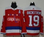 Washington Capitals #19 Nicklas Backstrom Red Stitched Jersey